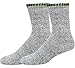 Eco Friendly Heavy Weight Recyled Cotton Winter Thermal Boot Socks 4 Pair (10-13, Color Tipping)