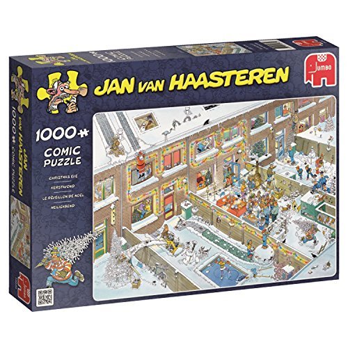 Jan van Haasteren Christmas Eve jigsaw Puzzle (1000-Piece, Multi-Colour) by Jan van Haasteren