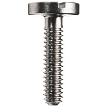 Stainless Steel Machine Screw, Plain Finish, Binding Head, Slotted Drive, 0.160" Length, M.5-0.125 UNM Threads, Made in US (Pack of 10)
