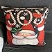 Iuhan Fashion Christmas Pillow Case Sofa Waist Throw Cushion Cover Home Decor (F)