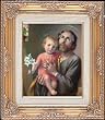 Saint Joseph by Simeone Framed Art, 13.5" x 15.5" - MADE IN ITALY