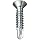 Zinc Plated Steel Self Drillling Screw, Flat Head, Phillips Drive