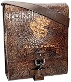 Mark Nason Croc Print Messenger Bag
