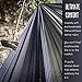 Serac [Premium Double Hammock & Strap Bundle] Sequoia XL Wide Camping Hammock with Ultralight Ripstop Nylon and Quick-Hang Suspension System - for The Backpack, Travel & Camping (Midnight Navy/Black)