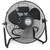 Patton 14' High Velocity Floor Fan, PHV14P-U, Black