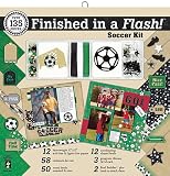 Finished In A Flash Page Kit 12"X12"-Soccer