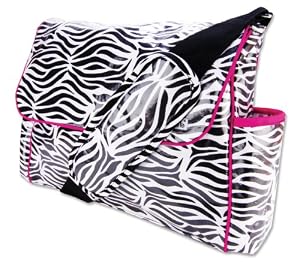Trend Lab Zahara Zebra Print Messenger Bag