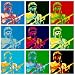 Dire Straits Mark Knopfler ANDY warhol CANVAS ART PRINT POSTER 24