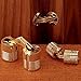 SOSS BH104 Hidden Barrel Hinge, Brass, 27/64x25/64 in