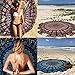 KeyZone 1PC Comfortable Outdoor Travel Beach Mats And Beach Towel Beach Party Round Roundie Beach Cover Scarf Blue