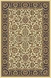 Traditional Area Rug, Radici USA Noble Collection 5'x8' Ivory