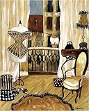 French Boudoir I art print 30x24cm by Krista Sewell
