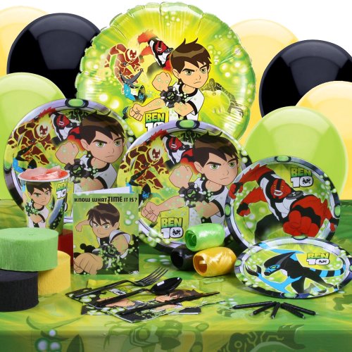 Ben 10 Deluxe 8 Guest Party Kit 61tIk%2BgitoL Ben 10 Deluxe 8 Guest Party Kit