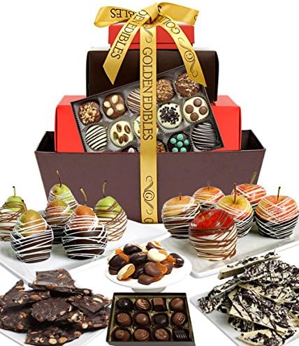 Grand Belgian Chocolate Covered Fruit Gift Basket