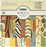 Bo Bunny Safari Collection Pack, 12 x 12"