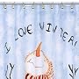 I Love Winter Shower Curtain
