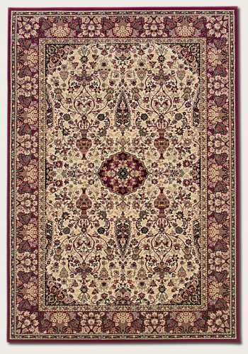 Couristan 3760/6004 Everest Ardebil/Ivory-Red 5-Feet 3-Inch by 7-Feet 6-Inch Rug On Sale