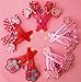 Peppa Pig Hair Clips Bows Hairpin Girls Children Headwear (5 Matching Pairs)