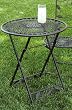 Folding Bistro Table with Bird Detail Folding Bistro Table with Bird Detail