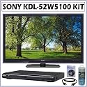 Sony BRAVIA® W-Series KDL-52W5100 52-Inch 1080p LCD HDTV + DVD Accessory Kit
