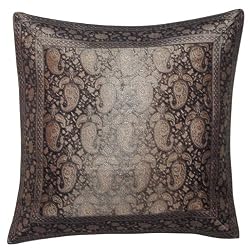 Pillow Cover India Furniture Gifts Online Silk Fabric 16x16 inches (bcbr326)