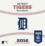 Turner Detroit Tigers 2016 Box Calendar, January-December (8051403)