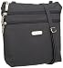 Baggallini Luggage Zipper Bag, Charcoal, One Size