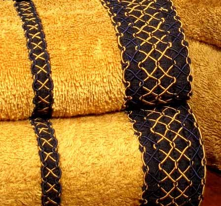 Siena, Cotton Towel Set, 3-pieces, Bath Sheet, Hand Towel, Guest Towel