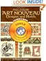 Full-Color Art Nouveau Designs and Motifs CD-ROM and Book (Dover Electronic Clip Art)