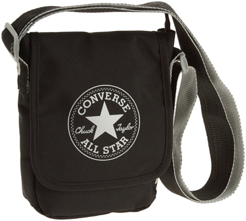 Converse City Bag-CT Essentials, Sac &agrave; main - Noir/gris, Synthetique