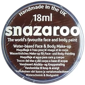 Snazaroo - Face Paints - 18 ml Dark Brown Face Paint