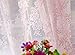 Better&Better Lace Romatic Floral Curtains for Living Room Washable 59.05