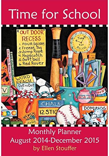 Time for School 2015 Large Monthly Planner Calendar