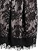 ROMWE Women's Gorgeous V neck A Line Sexy Short Cap Sleeve Lace Dress