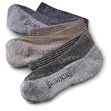 12 Prs. Browning Cotton / CoolMax Fresh FX Socks Gray / Tan / Blue