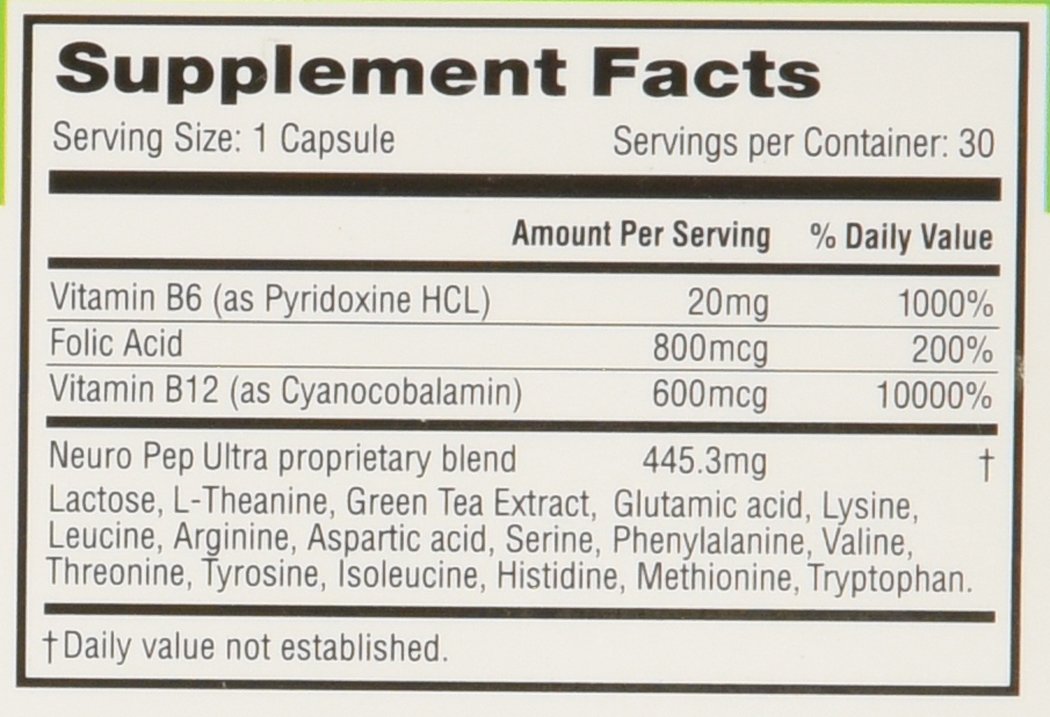 Amazon.com: Cebria Ultra Blend, Natural Brain Supplement: Health ...