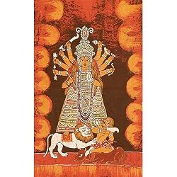 Batik Paintings Wax on Cloth 23 x 36 inches (batik522)