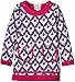 Hatley Girls' Button Neck Dress Ikat