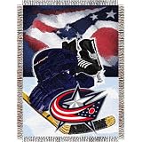 Columbus Blue Jackets NHL Woven Tapestry Throw (Home Ice Advantage) (48x60")"
