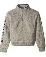 Tommy Hilfiger Big Boys' 1/4 Zip Marled Yarn Top