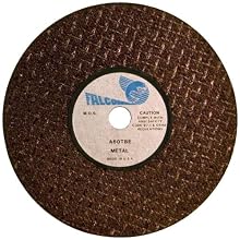 Falcon A60TBE Extra Tough Resinoid Bonded Double Reinforced Grinding and Snagging Abrasive Cut-off Wheel, Type 1, Aluminum Oxide