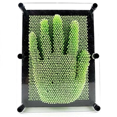 Mememall Fashion Pin Art Board Kids Novelty Fun Toy Adorox Plastic 3D Pinpression Gift 5 Colors