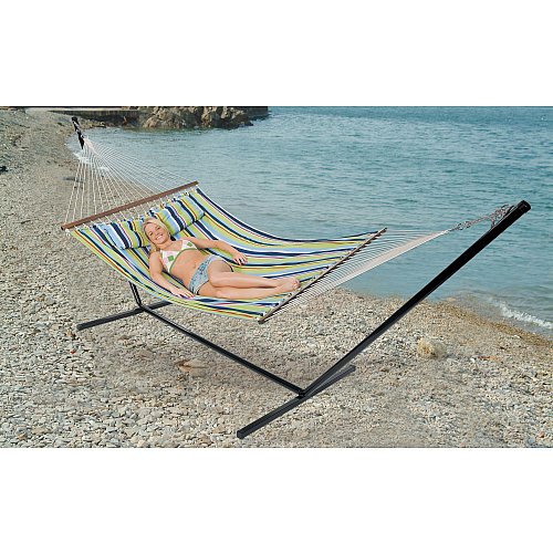Stansport Antigua Cotton Hammock With Stand Stansport Antigua Cotton Hammock With Stand
