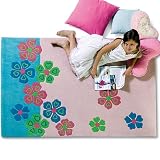 子ども家具のチレキ社 純正カーペットFlowers　140×200ｃｍの画像