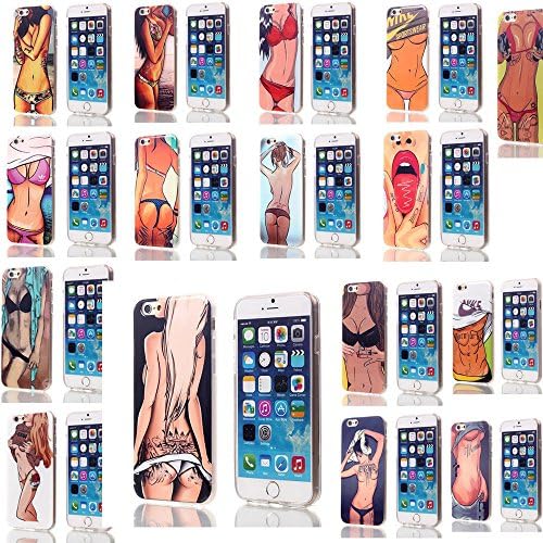 iPhone 6 Case, Maxbomi - Sports Girls Big Boob Take Me off the Clothes Sexy Woman Black Bra Bikini Swimsuit Style Slim Fit Protective Skin Back r Protection Flexible TPU Cover Shell Tattoo Cases for iPhone 6 (4.7 inch)