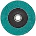 3M Flap Disc 577F, T27, Alumina Zirconia, Dry/Wet, 7" Diameter, 40 Grit, 111/128" Center Hole Diameter (Pack of 1)