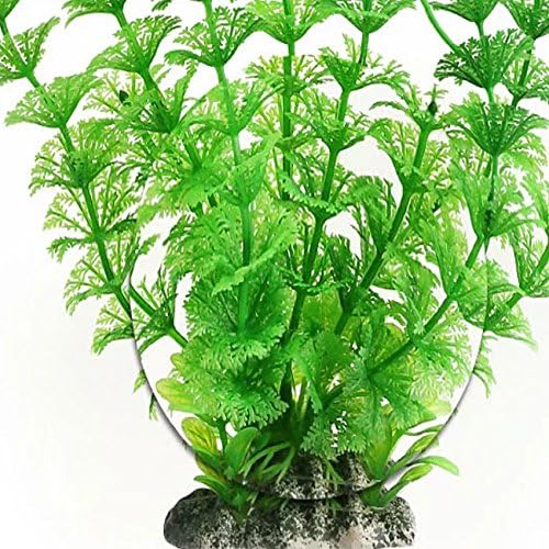 New High Artificial Plastic Water Plant for Aquarium Decoration Fish Tank Ornament Green set45