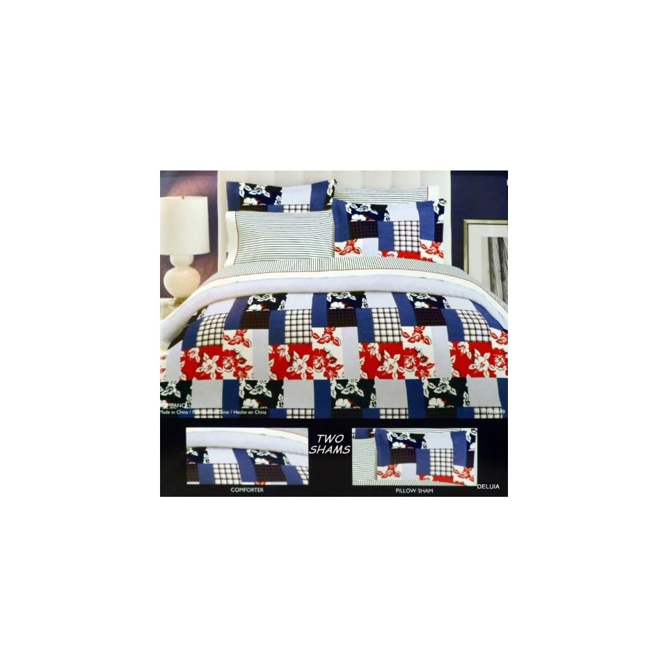Tommy Hilfiger Pompano Beach Full Queen Comforter And Sham Set On