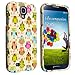 Galaxy S4 Unique Durable Rubberized Case. Luxmo CRSAMSIVFANOWL - Retail Packaging- Fancy Owl