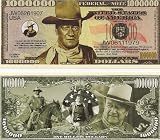John Wayne $Million Dollar$ Novelty Bill Collectible